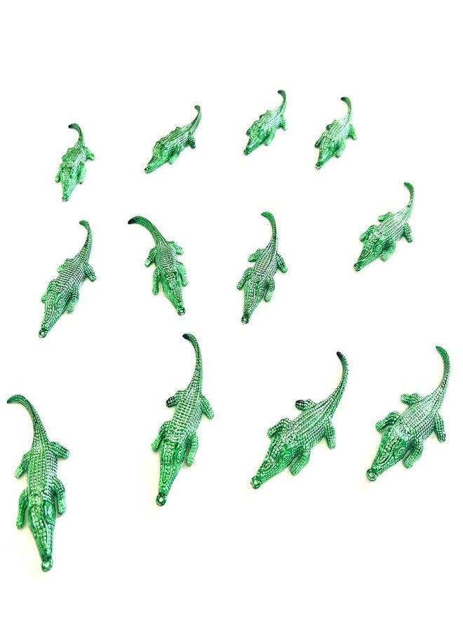 GZYSSL 24 Pcs Mini Plastic Alligator Boil Party Supplies Green Alligator Seafood Boil Party Decorations - Image 3